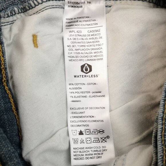 Signature by Levi Strauss Men's Size 36/32 Medium Wash Straight Leg Jeans - Picture 4 of 14